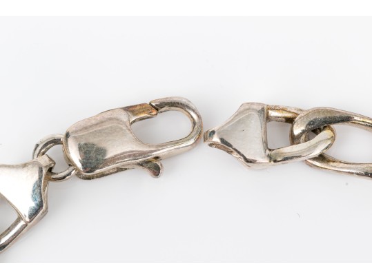 Tiffany & Co. Sterling Silver And 18k Yellow Gold Open Link Bracelet