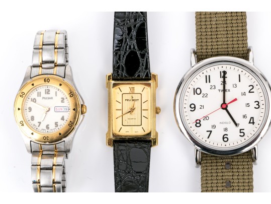 Collection Of Assorted Fashion Watches, Including Pulsar