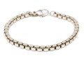 Tiffany & Co. Sterling Silver Chunky Box Link Style Bracelet