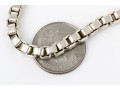 Tiffany & Co. Sterling Silver Chunky Box Link Style Bracelet