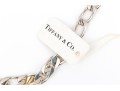 Tiffany & Co. Sterling Silver And 18k Yellow Gold Open Link Bracelet