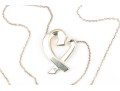 Tiffany & Co. Sterling Paloma Picasso Open Heart Ribbon Necklace, 18