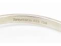 Tiffany & Co. Sterling Silver And 18k Striking Ring Motif Bangle Bracelet