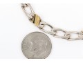 Tiffany & Co. Sterling Silver And 18k Yellow Gold Open Link Bracelet