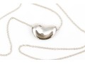 Tiffany & Co. Sterling Silver Elsa Peretti Large Bean Motif Necklace