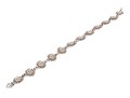 Sterling Silver Fun Sun Motif Link Bracelet