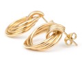 Tiffany & Co. 14k Yellow Gold Classic Ribbed Doorknocker Earrings