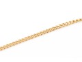 14k Yellow,  Gold Classic Curb Style Chain, 15 7/8