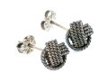 Tiffany & Co. Sterling Silver Classic Knot Stud Earrings
