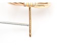 Tiffany & Co. 14k Yellow Gold Classic Ribbed Doorknocker Earrings