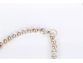 Sterling Silver Striking Graduated Bead Necklace