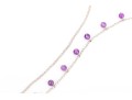 Sterling Silver Pair Of Chain Necklaces - One Amethyst Fringed, One 