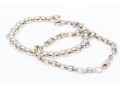 Sterling Silver Pair Of Open Link Patterned Bracelets