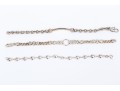 Sterling Silver Collection Of Three Heart Motif Link Bracelets