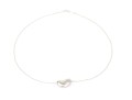 Tiffany & Co. Sterling Silver Elsa Peretti Large Bean Motif Necklace
