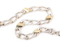 Tiffany & Co. Sterling Silver And 18k Yellow Gold Open Link Bracelet