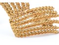 18k Yellow Gold Magnificent Folded Twisted Rope Earrings
