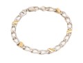 Tiffany & Co. Sterling Silver And 18k Yellow Gold Open Link Bracelet