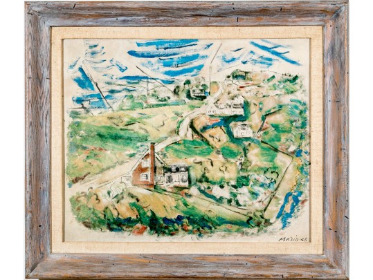 After John Marin, Vintage Screen Print