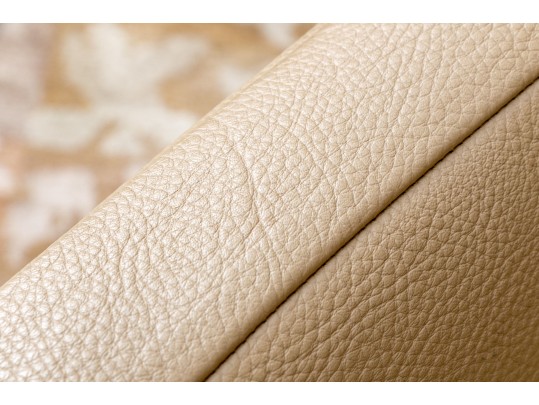 Fabulous Set Of Eight Vegan Leather Dining Chairs