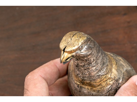 Two Sterling Silver Naturalistic Birds, 15.4 OZT