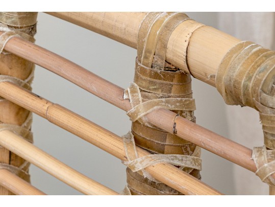 A Fine Chic Rattan Accent Chair