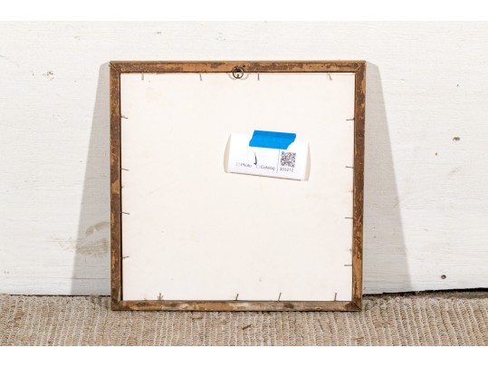 Oil On Artist Board, Under An Umbrella