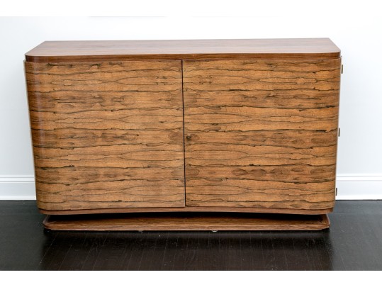 French, 1930’s Ronce De Loup D’Amboine Art Deco Sideboard