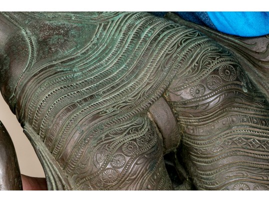 Antique South Indian Bronze Figure Parvatti, 17th - 18th C.