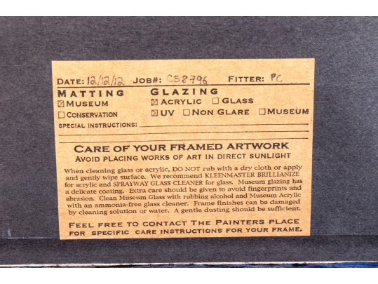 Beth Van Hoesen (American, 1926-2010) Ltd. Ed. Lithograph, 