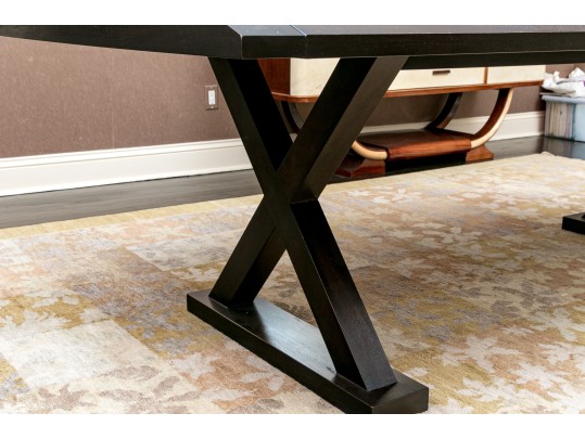 A Quality Custom Made Trestle Style Table