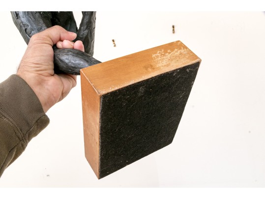 After Edgar Degas, Bronzed Finished Plaster Ballerina