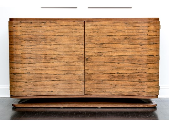 French, 1930’s Ronce De Loup D’Amboine Art Deco Sideboard