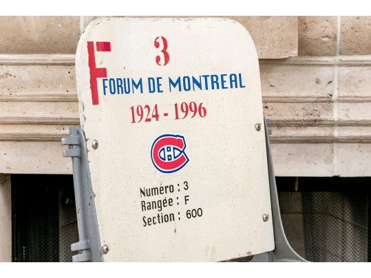Forum De Montreal Stadium Seat (1924-1996)