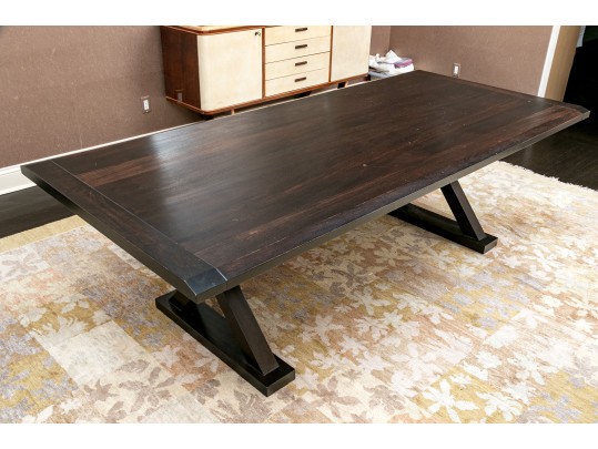 A Quality Custom Made Trestle Style Table