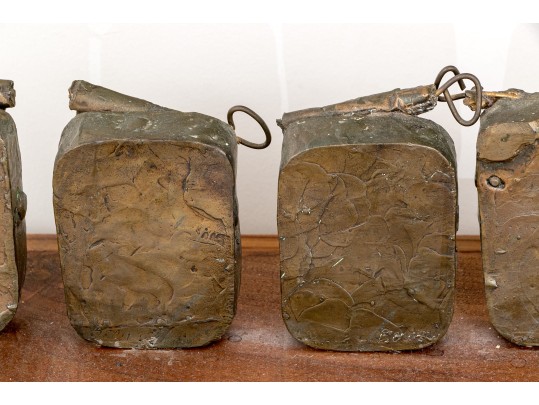 Lawrence Berger (New York, 1923-2024) Bronze Sculpture, Five Sardine Cans 