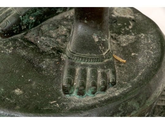 Antique South Indian Bronze Figure Parvatti, 17th - 18th C.