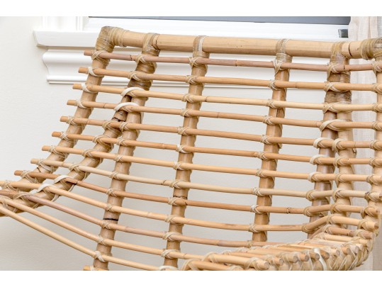 A Fine Chic Rattan Accent Chair