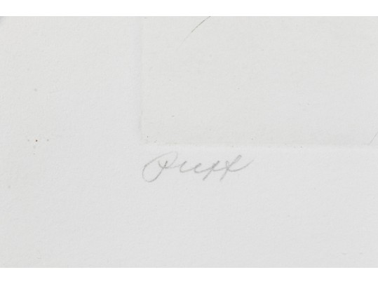 Beth Van Hoesen (American, 1926-2010) Ltd. Ed. Lithograph, 