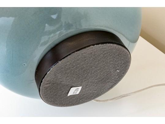 Beautiful Ceramic Table Lamp With Linen Drum Shade