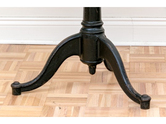 Vintage Adjustable Drafting Table With Cast Iron Base