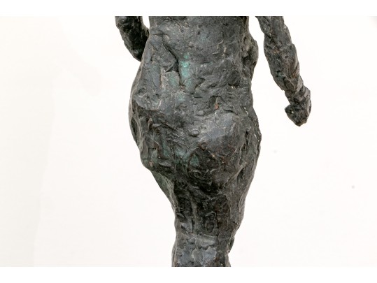 Lawrence Berger (New York, 1923-2024) Bronze Sculpture, Standing Nude 