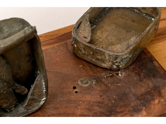 Lawrence Berger (New York, 1923-2024) Bronze Sculpture, Five Sardine Cans 