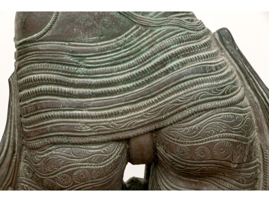 Antique South Indian Bronze Figure Parvatti, 17th - 18th C.