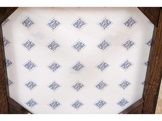 Fabulous Set Of Eight Vegan Leather Dining Chairs