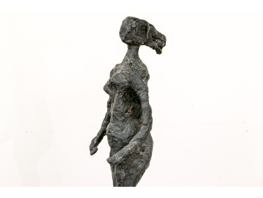 Lawrence Berger (New York, 1923-2024) Bronze Sculpture, Standing Nude 