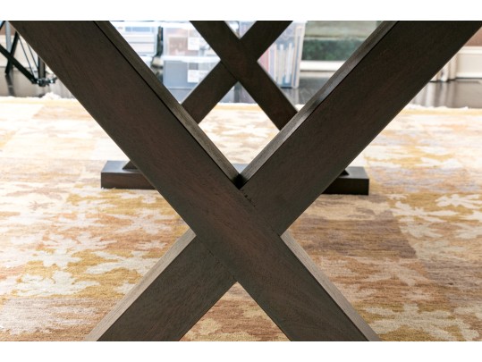 A Quality Custom Made Trestle Style Table