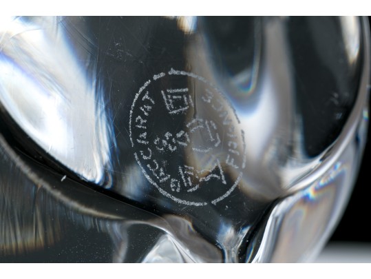 Adorable Baccarat Crystal Winsome Bunny Figurine 