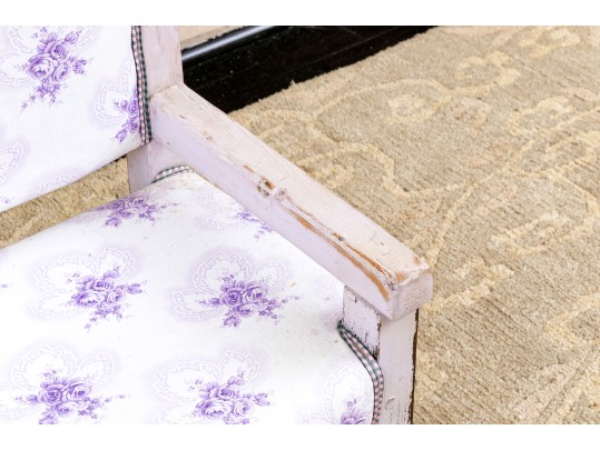 Adorable Vintage French Provincial Children’s Bench  