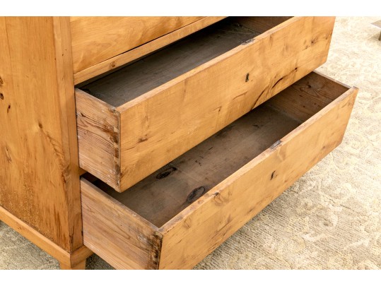 A Charming Biedermeier Furwood Secretary Ca. 1840 Or Earlier